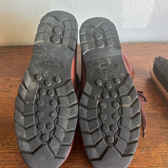 Trader Bay Brown Leather Ankle Boots Mens 9.5 D - Picture 10 of 10